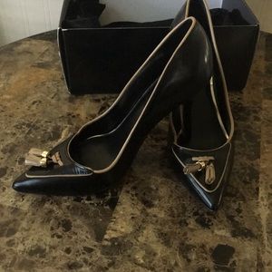 Black and Tan heels.